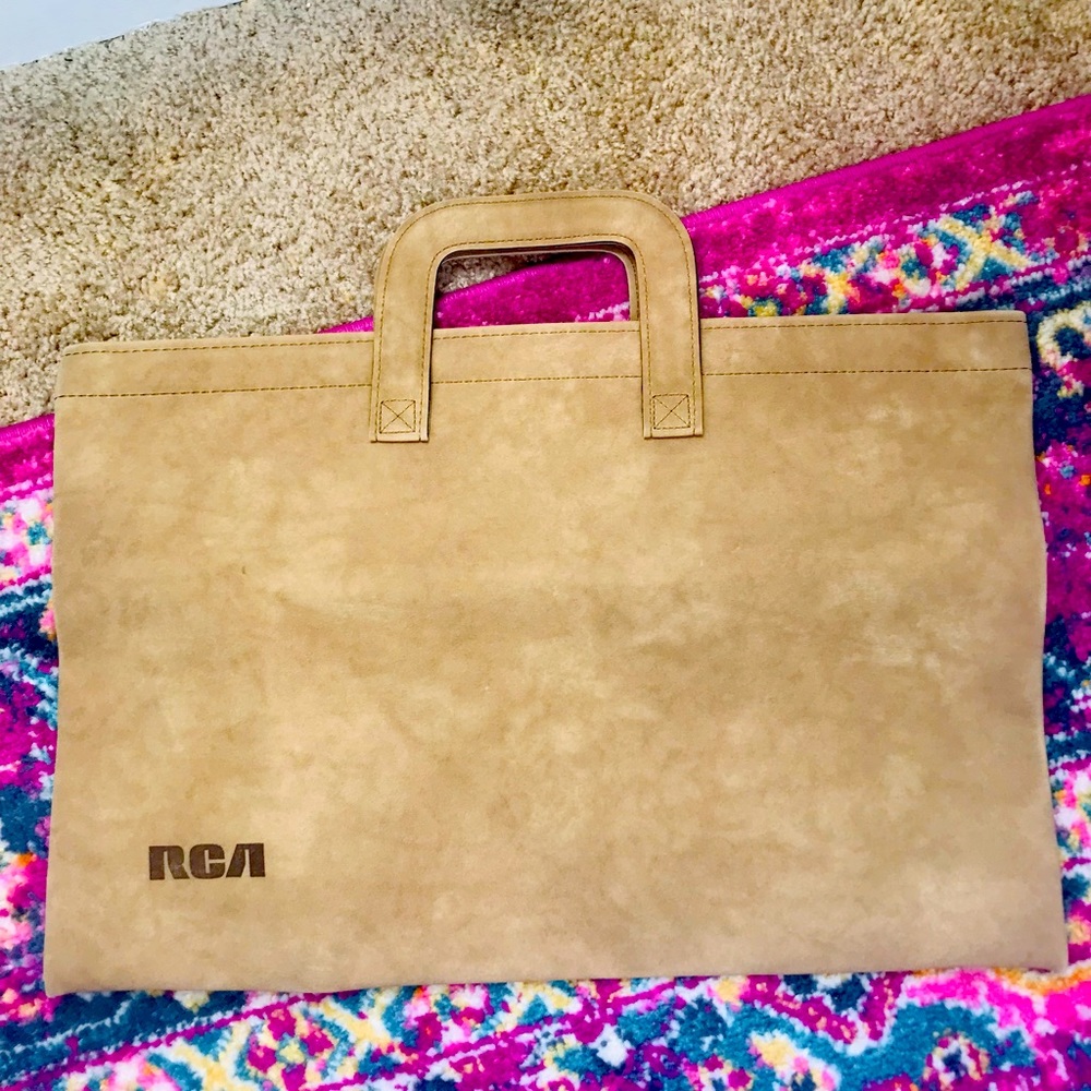 Beautiful RCA suede hand bag